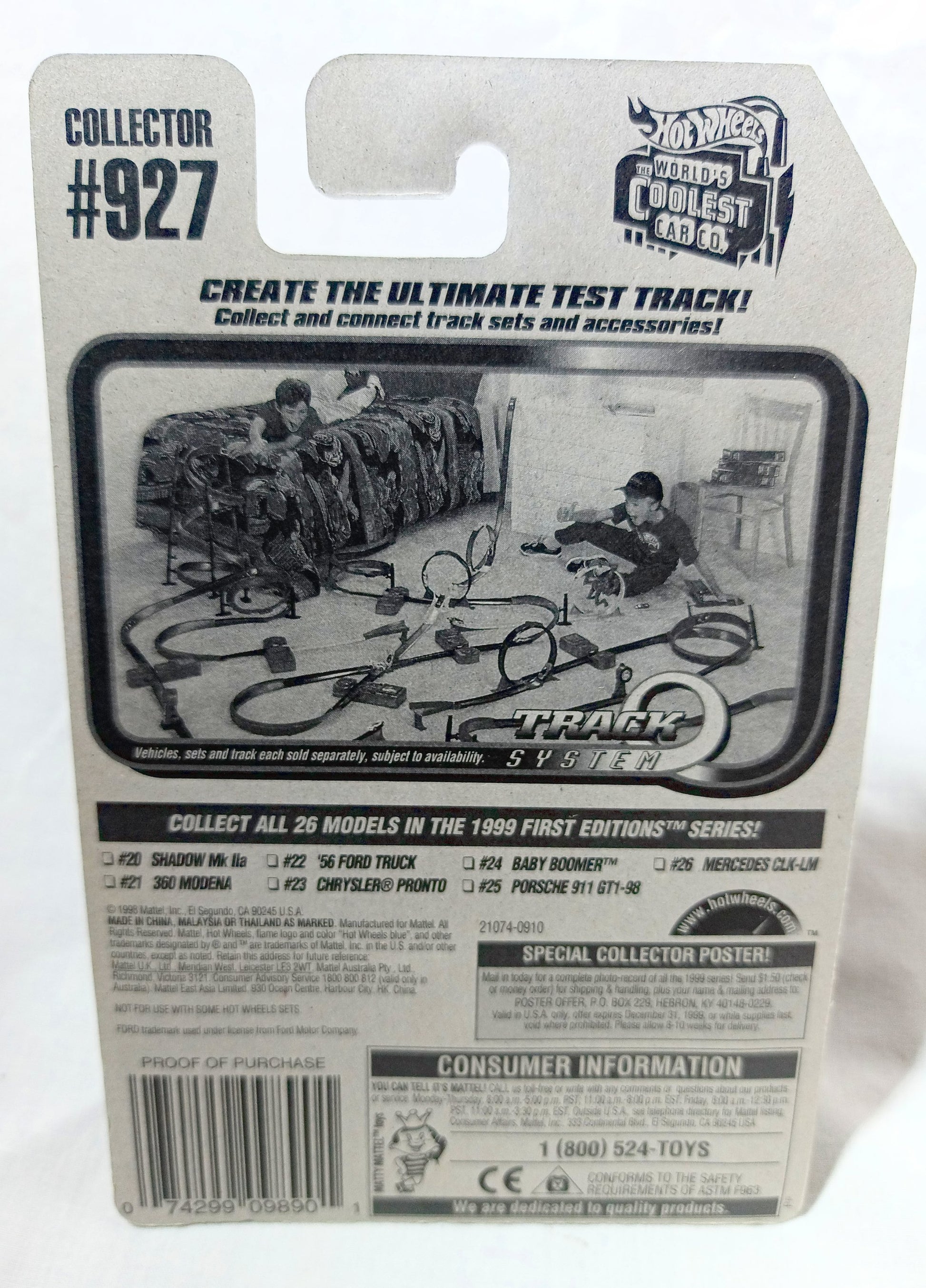 Hot Wheels 1999 First Editions '56 Ford Truck Collector #927 - TulipStuff