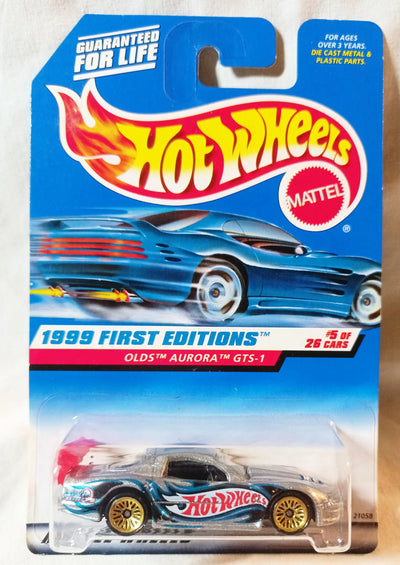 Hot Wheels 1999 First Editions Olds Aurora GTS-1 Collector #911 - TulipStuff