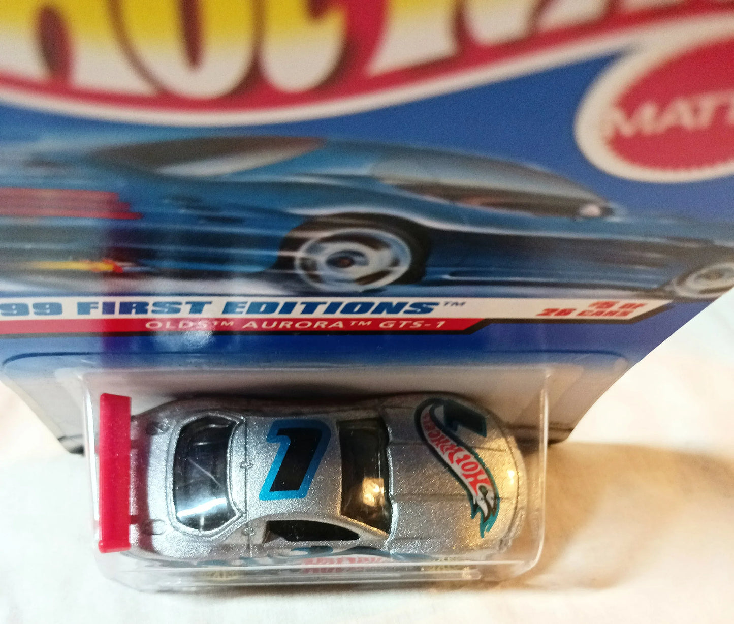 Hot Wheels 1999 First Editions Olds Aurora GTS-1 Collector #911 - TulipStuff
