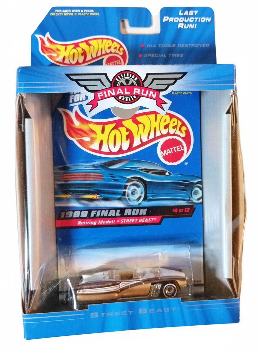 Hot Wheels 1999 Final Run Street Beast ltd ed Real Riders - TulipStuff