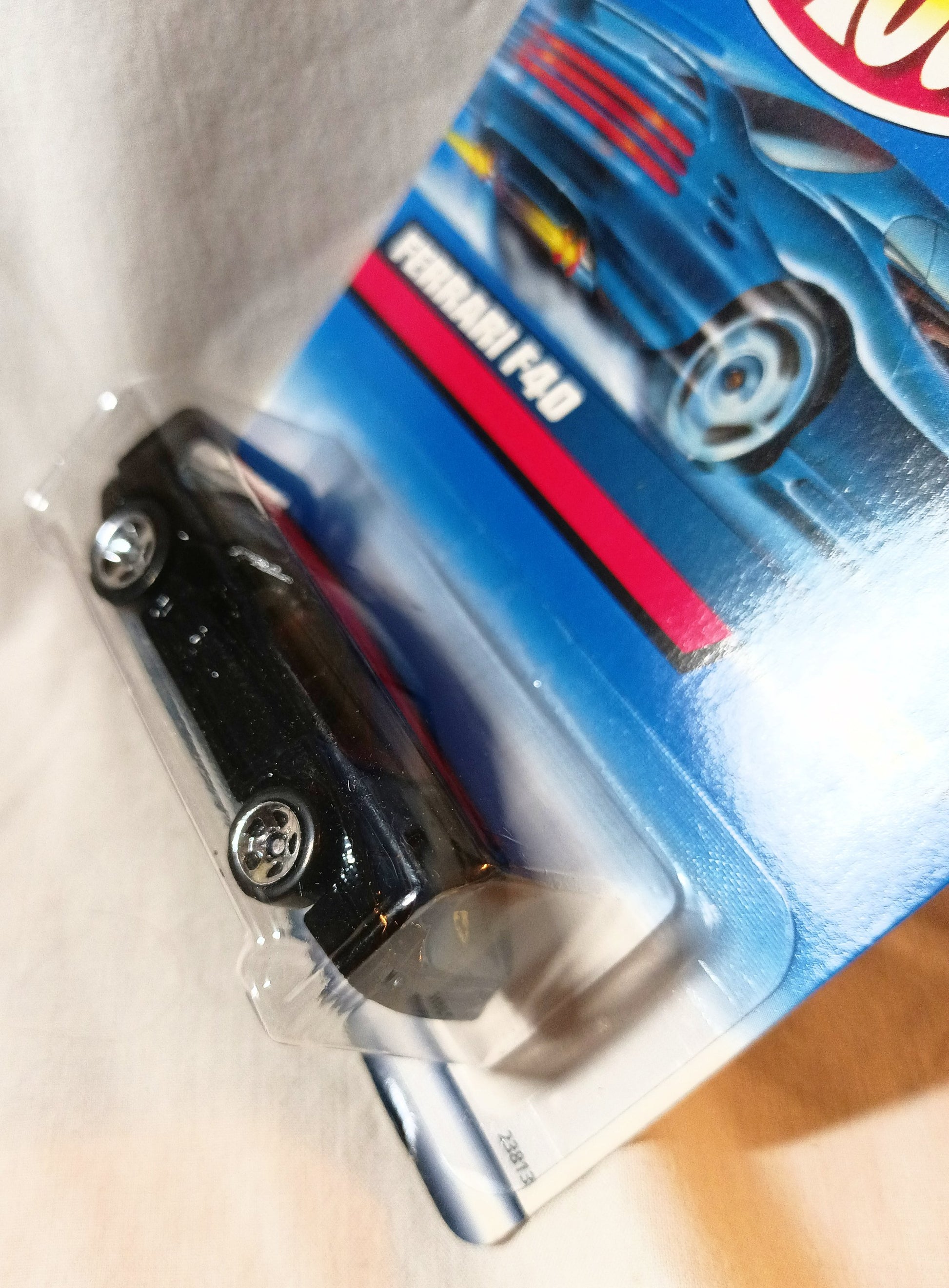 Hot Wheels Collector #1003 Ferrari F40 Racing Car Black 5sp 1999 - TulipStuff