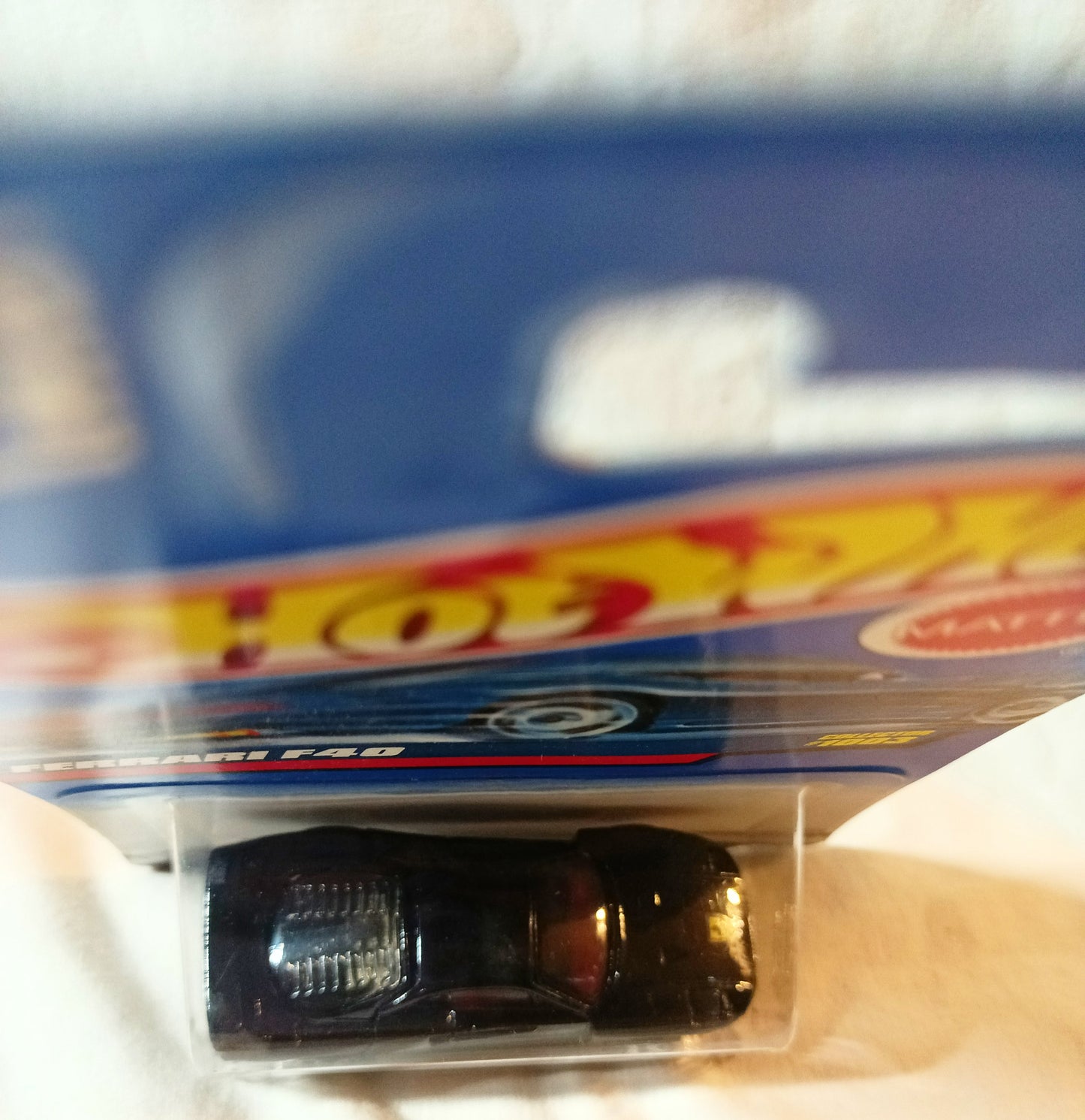 Hot Wheels Collector #1003 Ferrari F40 Racing Car Black 5sp 1999 - TulipStuff