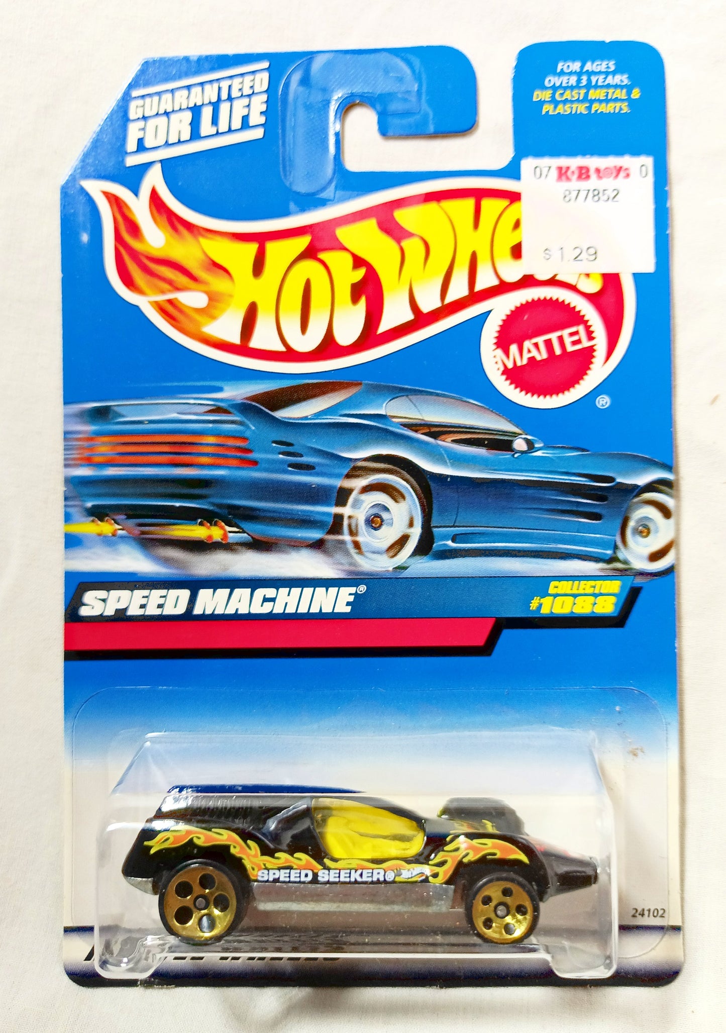 Hot Wheels Collector #1088 Speed Machine Black 1999 - TulipStuff
