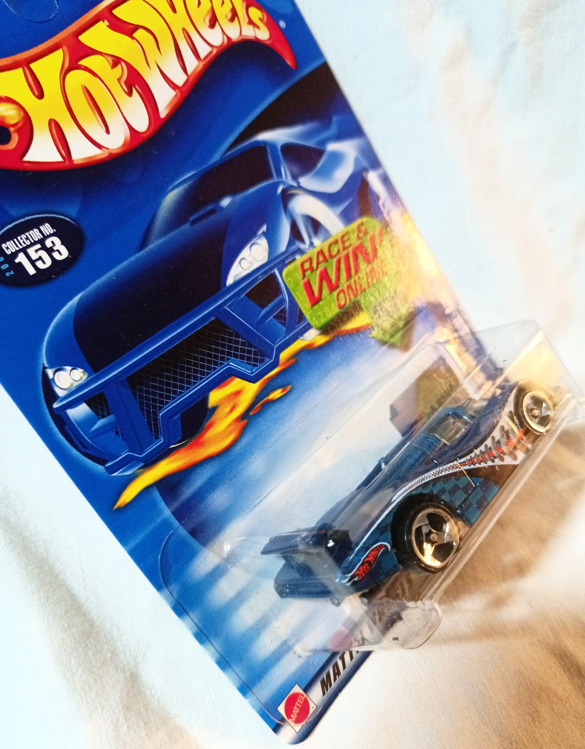 Hot Wheels 2002 Collector #153 Sol-Aire CX4 Race & Win Blue - TulipStuff