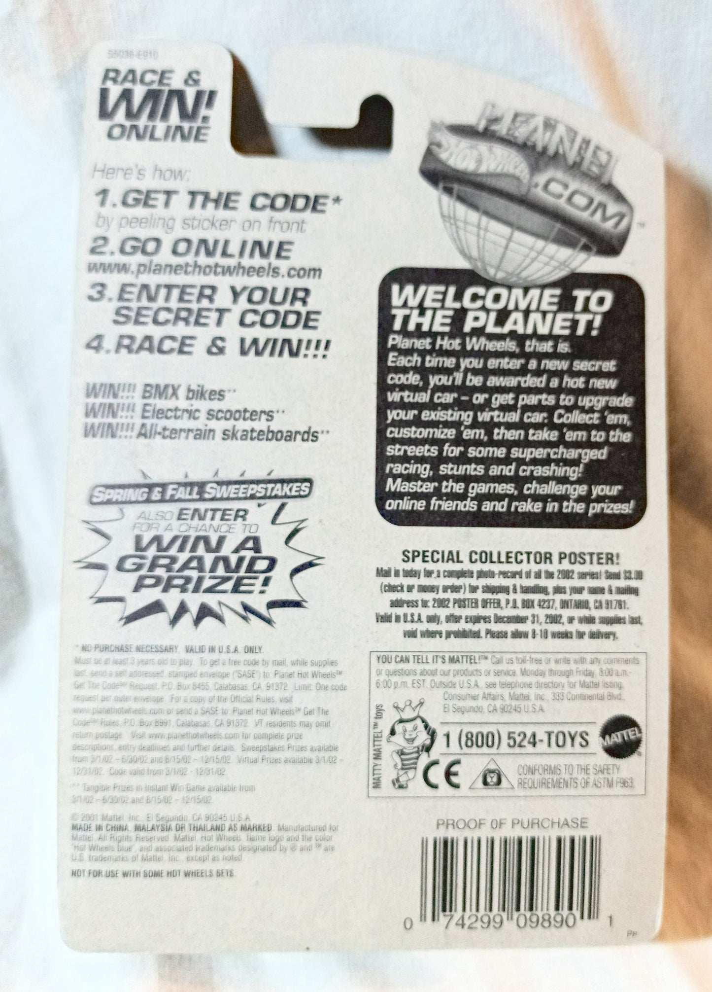 Hot Wheels 2002 Collector #153 Sol-Aire CX4 Race & Win Blue - TulipStuff