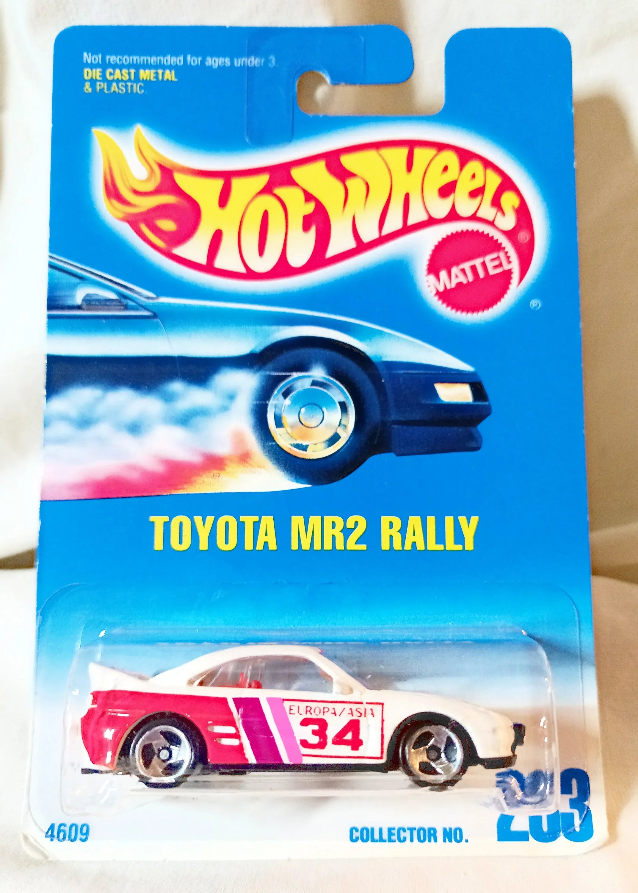 Hot Wheels Collector #233 Toyota MR2 Rally Sports Car 1996 sp3