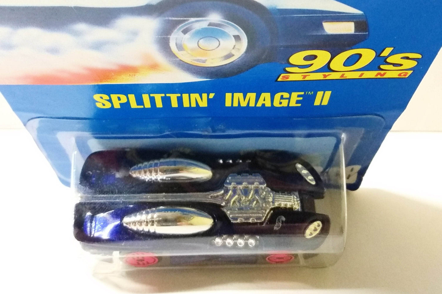 Hot Wheels Collector #248 Splittin Image II chrome top pink Ultrahots 1994 - TulipStuff