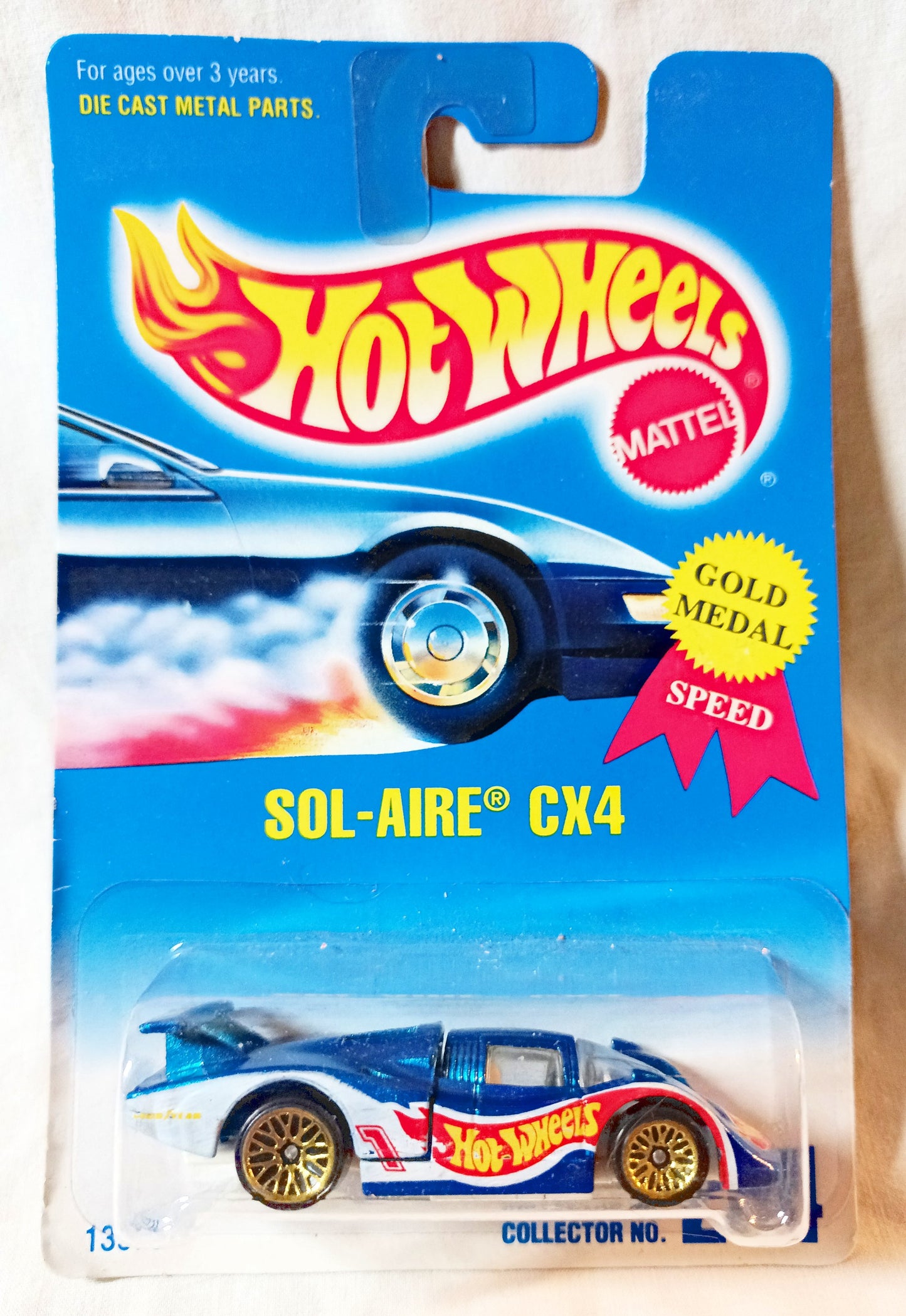 Hot Wheels Collector #254 Sol-Aire CX4 Racing Car lw 1996 - TulipStuff