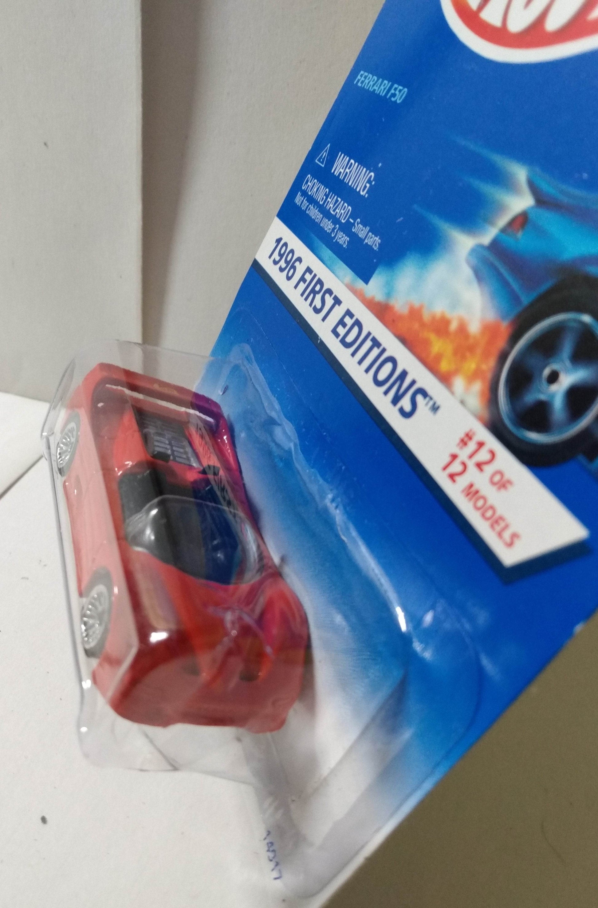 Hot Wheels 1996 First Editions Ferrari F50 Convertible Collector #377 - TulipStuff