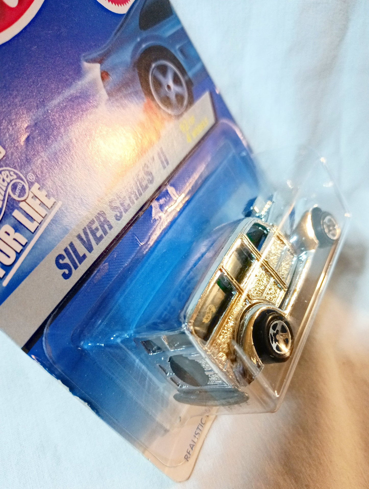 Hot Wheels Collector #421 Silver Series II '40's Woodie Wagon 1996 - TulipStuff