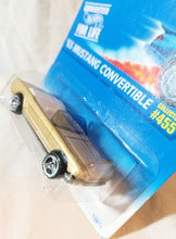 Load image into Gallery viewer, Hot Wheels Collector #455 &#39;65 Mustang Convertible Ford 1996 Gold 3sp - TulipStuff
