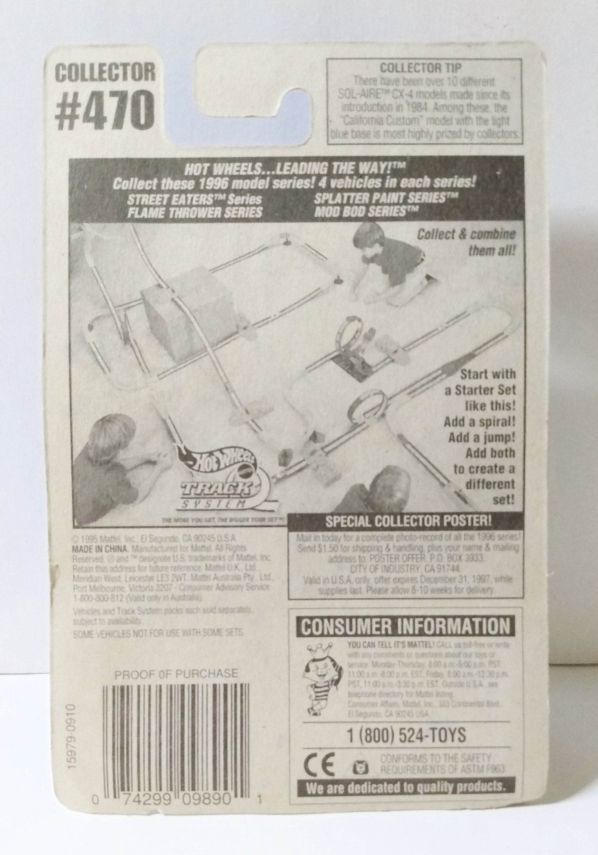 Hot Wheels Collector #470 Turbo Streak Indy Race Car 1995 - TulipStuff