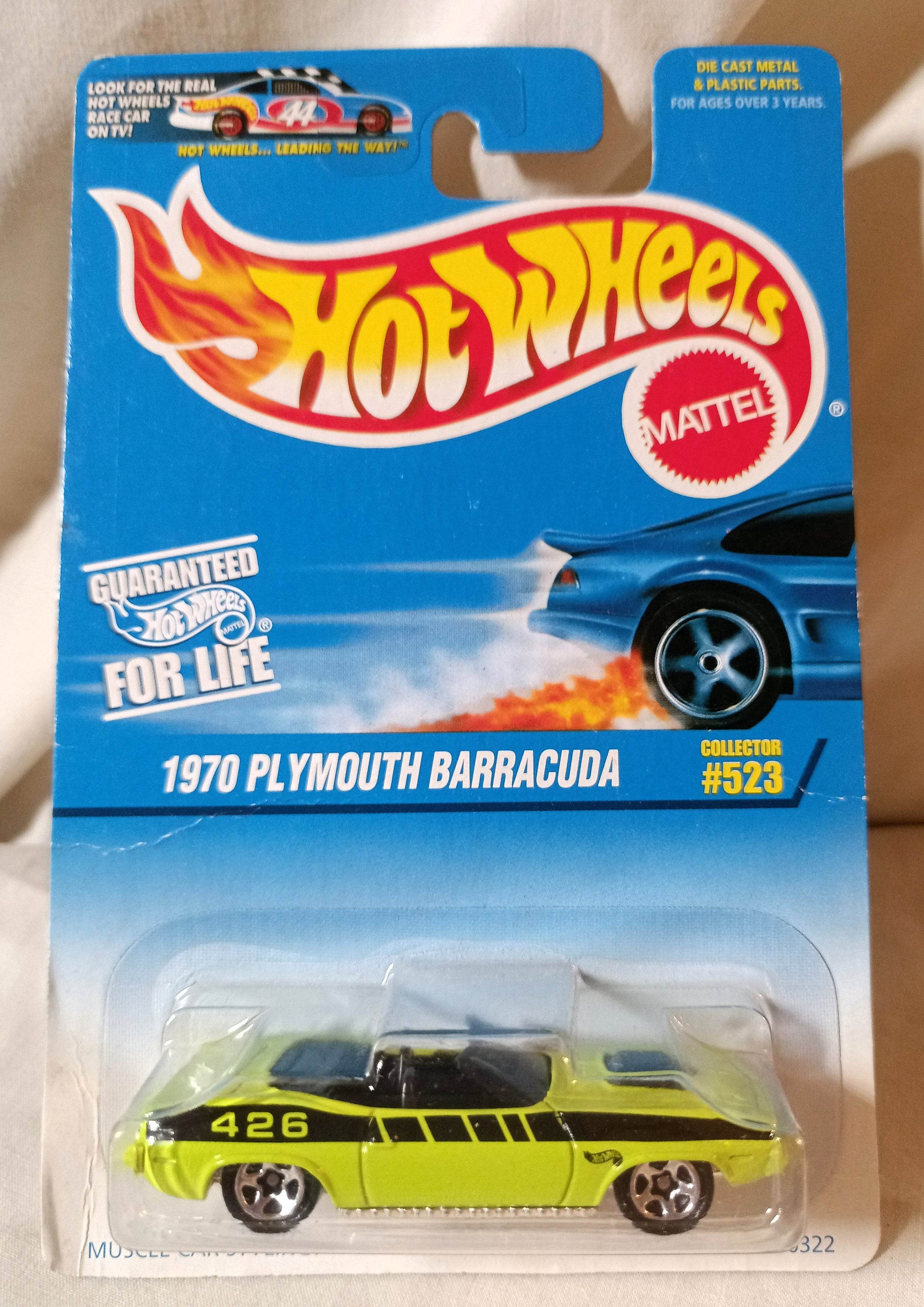 Hot Wheels Collector #523 Plymouth Barracuda 1997 - TulipStuff