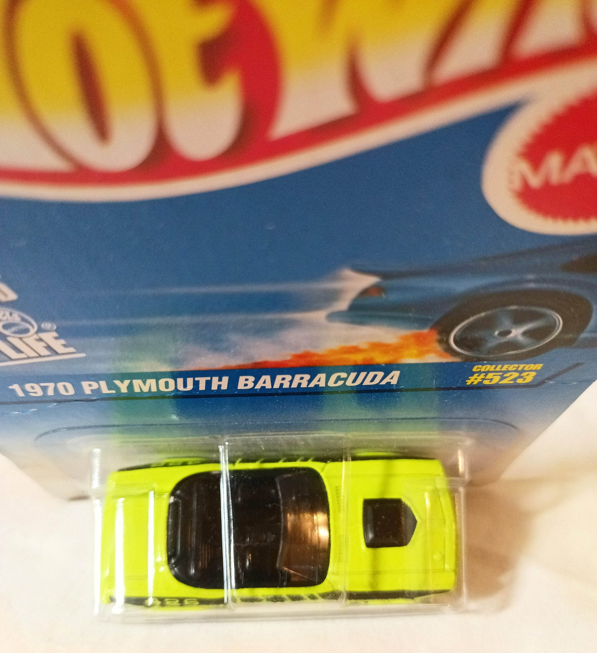 Hot Wheels Collector #523 Plymouth Barracuda 1997 - TulipStuff