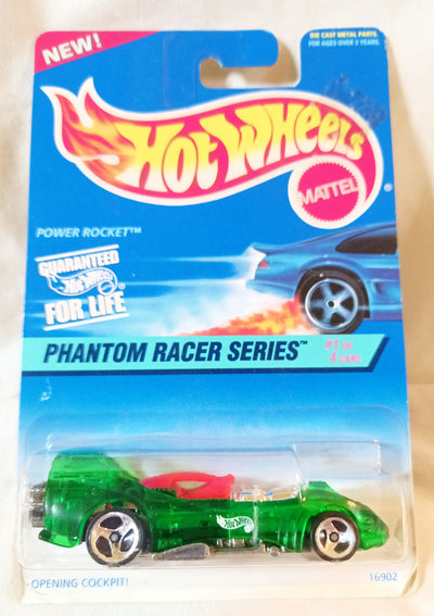 Hot Wheels Phantom Racer Power Rocket Collector #529 1997 - TulipStuff