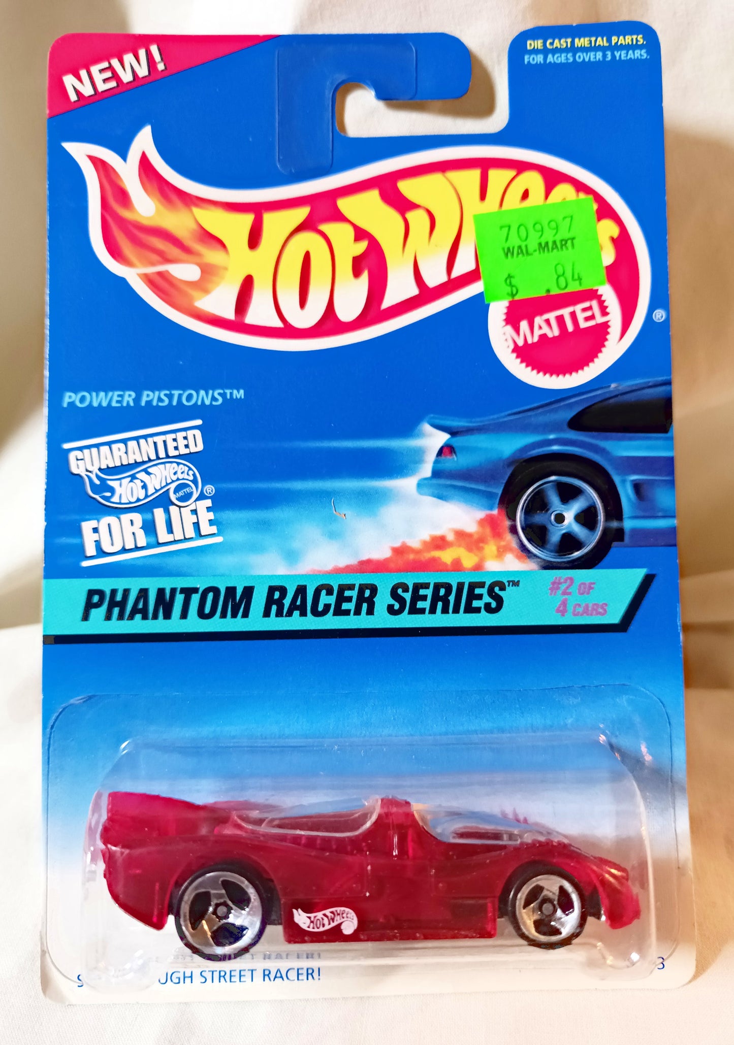 Hot Wheels Collector #530 Phantom Racer Power Pistons 1997 - TulipStuff