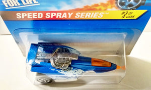 Hot Wheels Speed Spray XT-3 3-Wheel Race Car Collector #551 1996 - TulipStuff