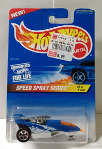 Hot Wheels Speed Spray XT-3 3-Wheel Race Car Collector #551 1996 - TulipStuff