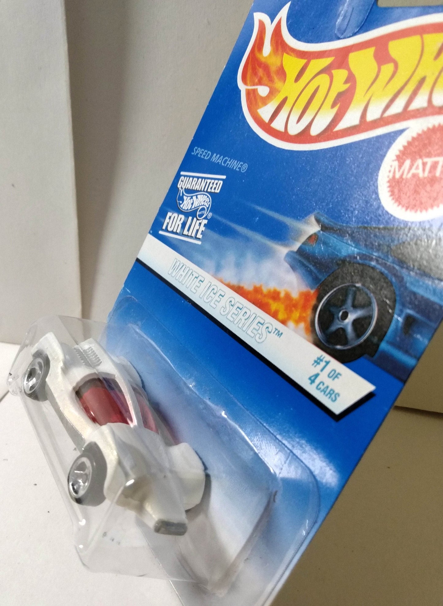 Hot Wheels Collector #561 White Ice Series Speed Machine 1996 - TulipStuff