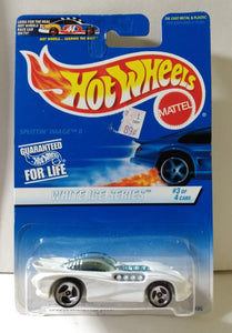 Hot Wheels Collector #563 White Ice Series Splittin Image II 1996 - TulipStuff