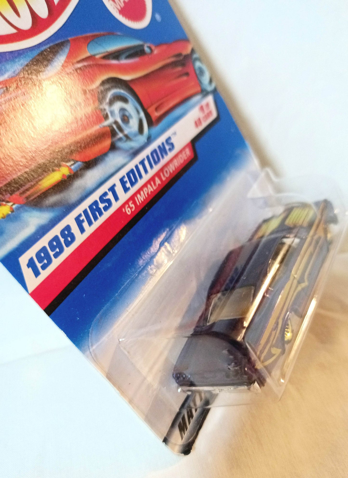 Hot Wheels 1998 First Editions '65 Impala Lowrider Collector #635 - TulipStuff