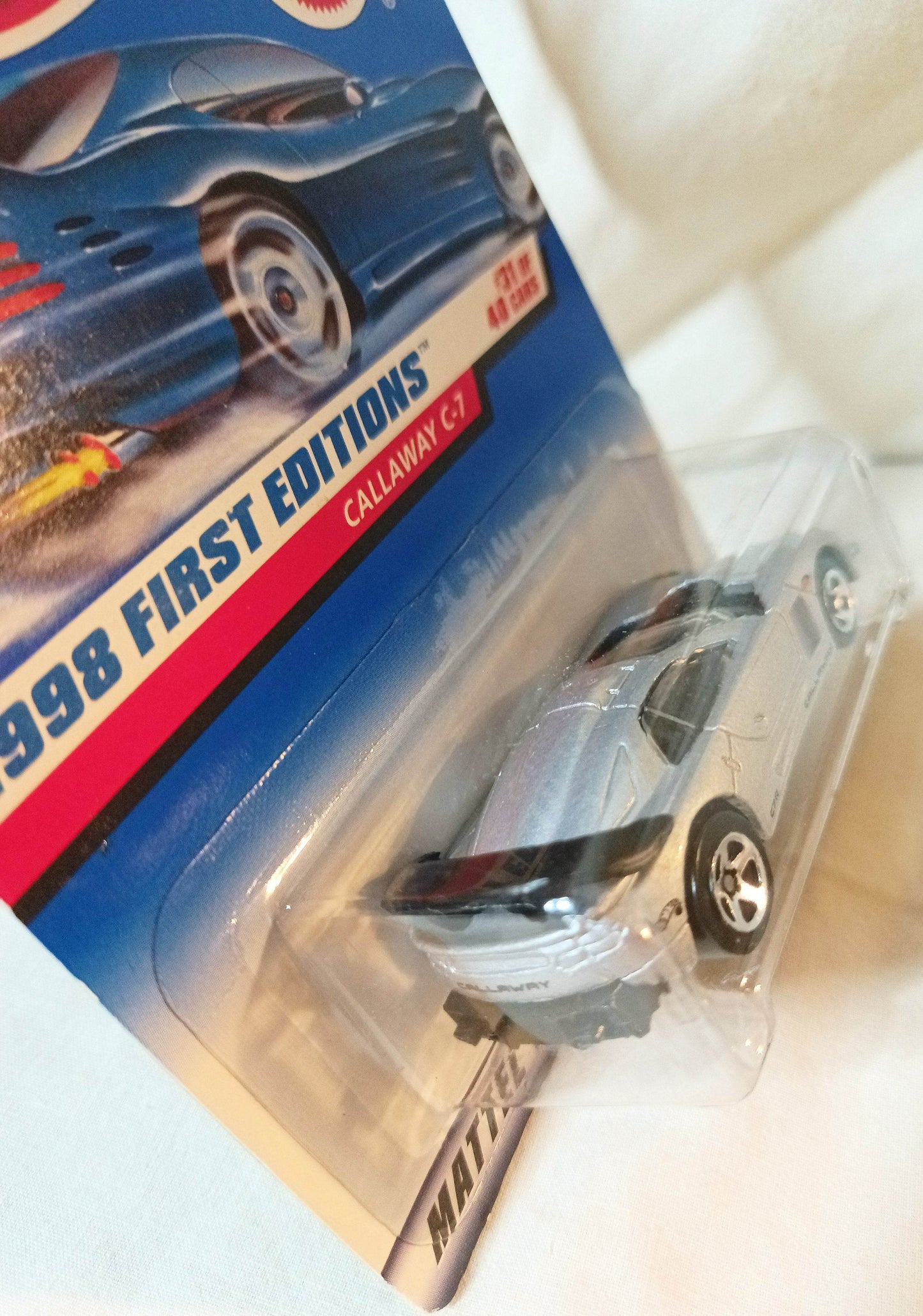 Hot Wheels 1998 First Editions Callaway C-7 Collector #677 Race Car - TulipStuff