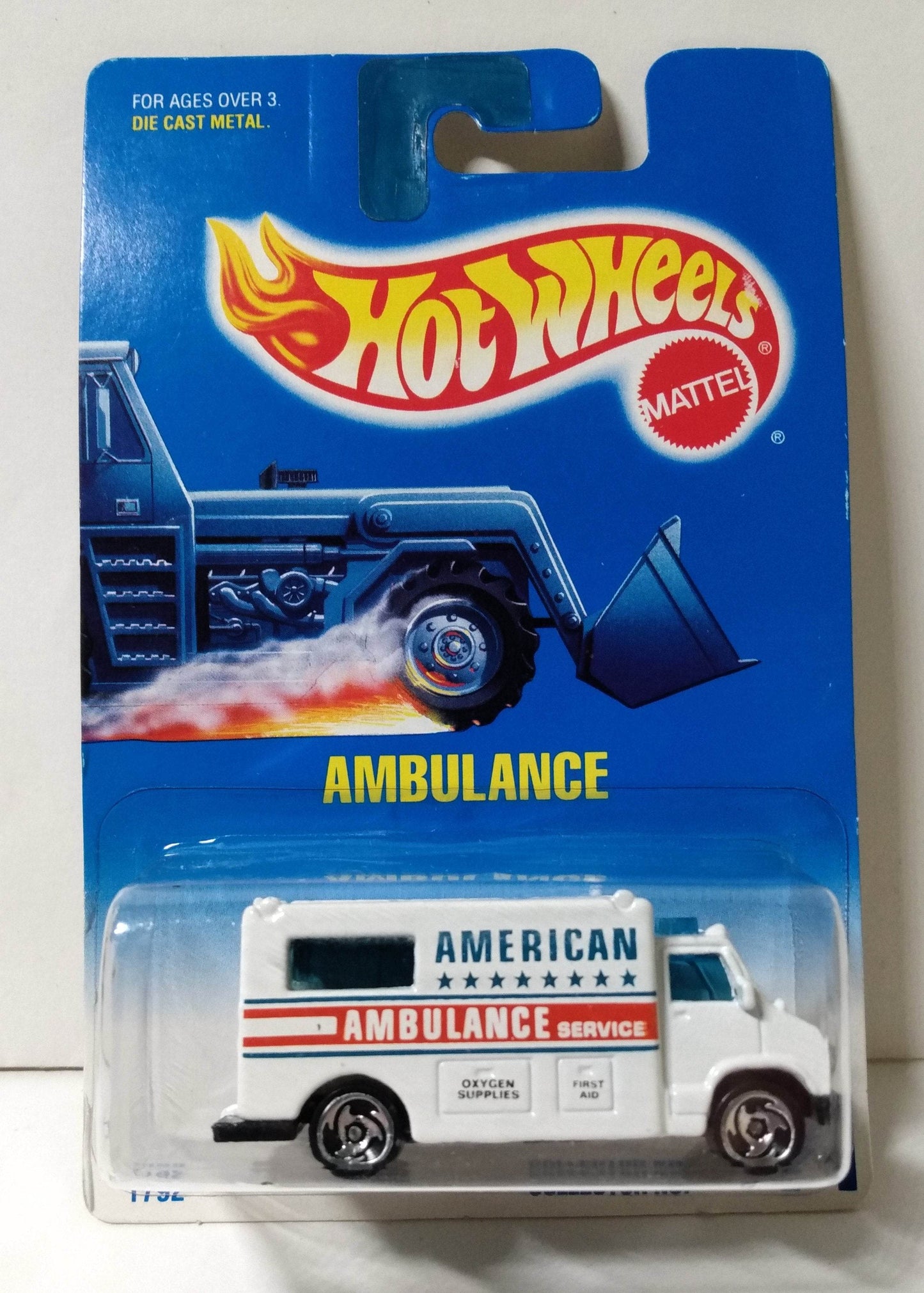 Hot Wheels Collector #71 American Ambulance Service White 1996 - TulipStuff