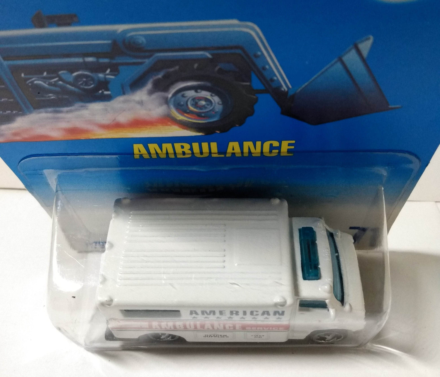 Hot Wheels Collector #71 American Ambulance Service White 1996 - TulipStuff