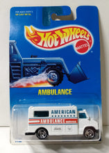 Load image into Gallery viewer, Hot Wheels Collector #71 American Ambulance Service White 1996 - TulipStuff
