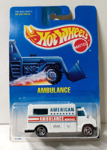Hot Wheels Collector #71 American Ambulance Service White 1996 - TulipStuff