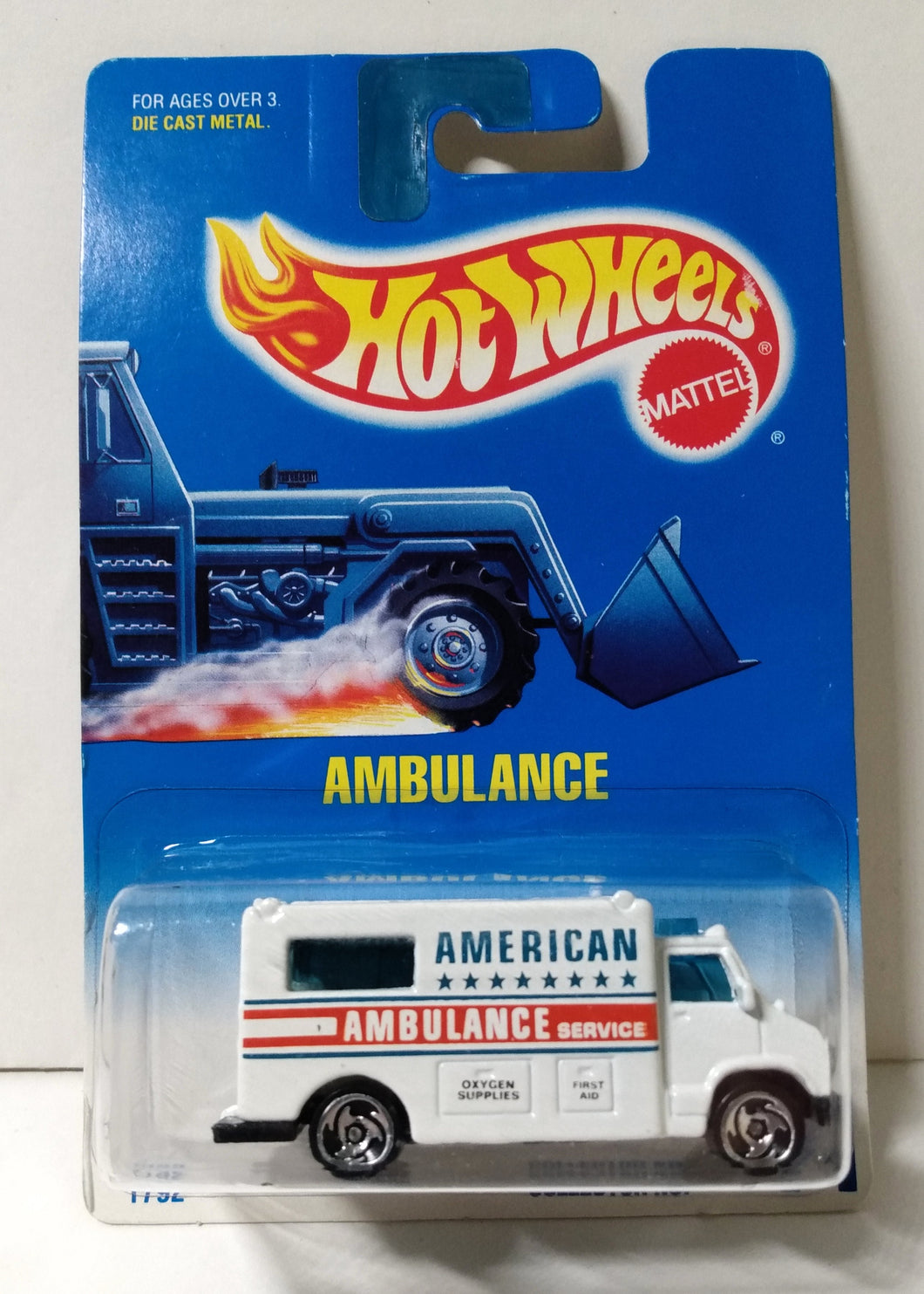 Hot Wheels Collector #71 American Ambulance Service White 1996 - TulipStuff