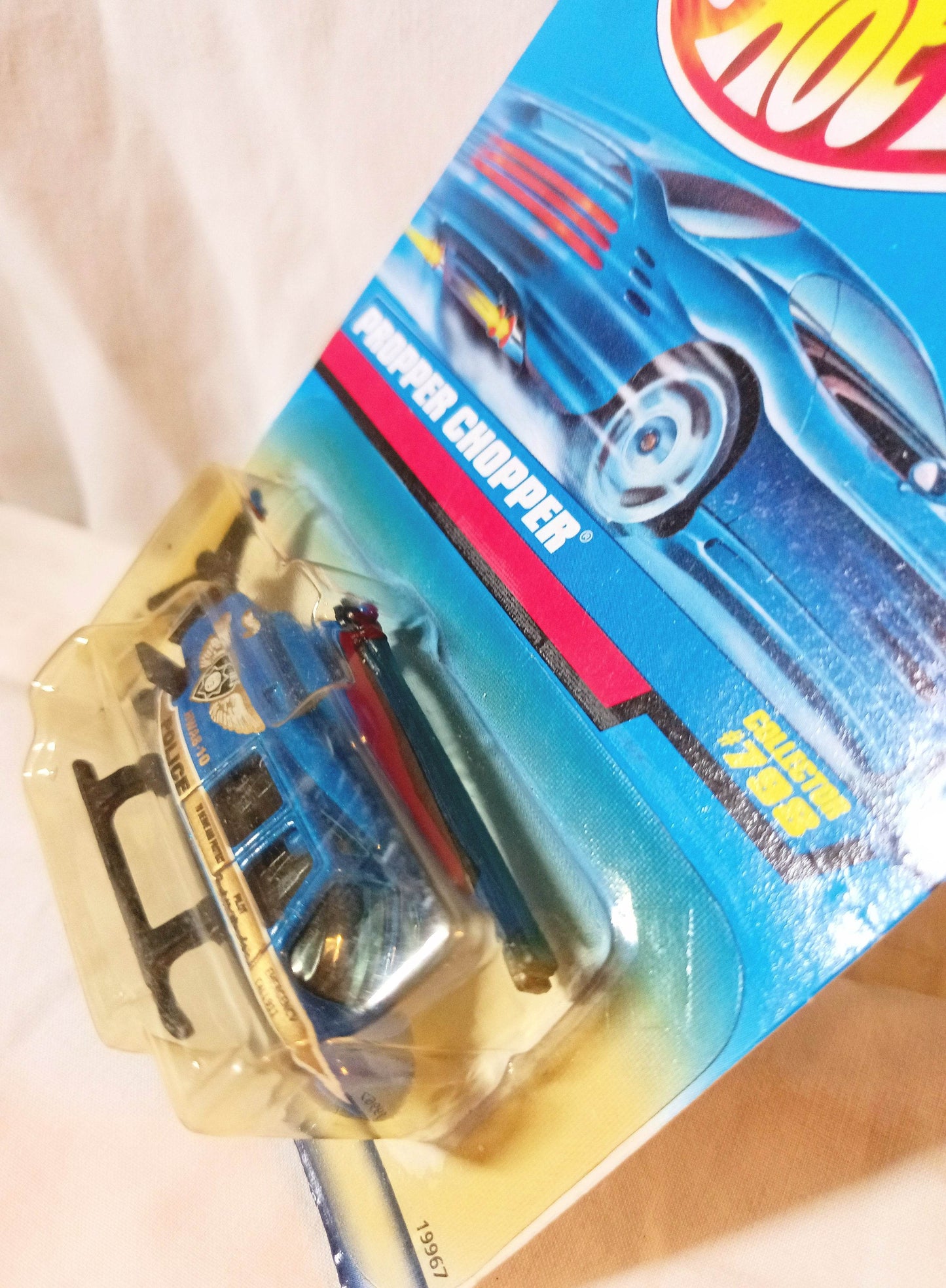 Hot Wheels Collector #798 Propper Chopper Police Helicopter 1998 - TulipStuff