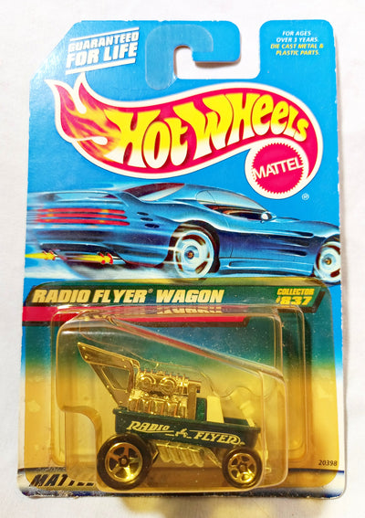 Hot Wheels Collector #837 Radio Flyer Wagon Blue 1998 - TulipStuff