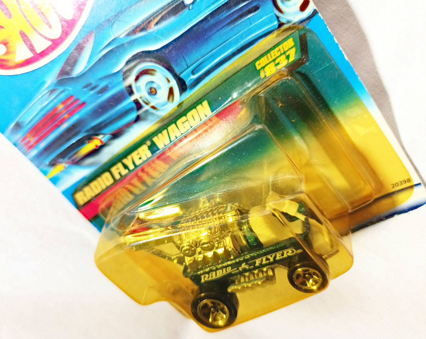Hot Wheels Collector #837 Radio Flyer Wagon Blue 1998 - TulipStuff