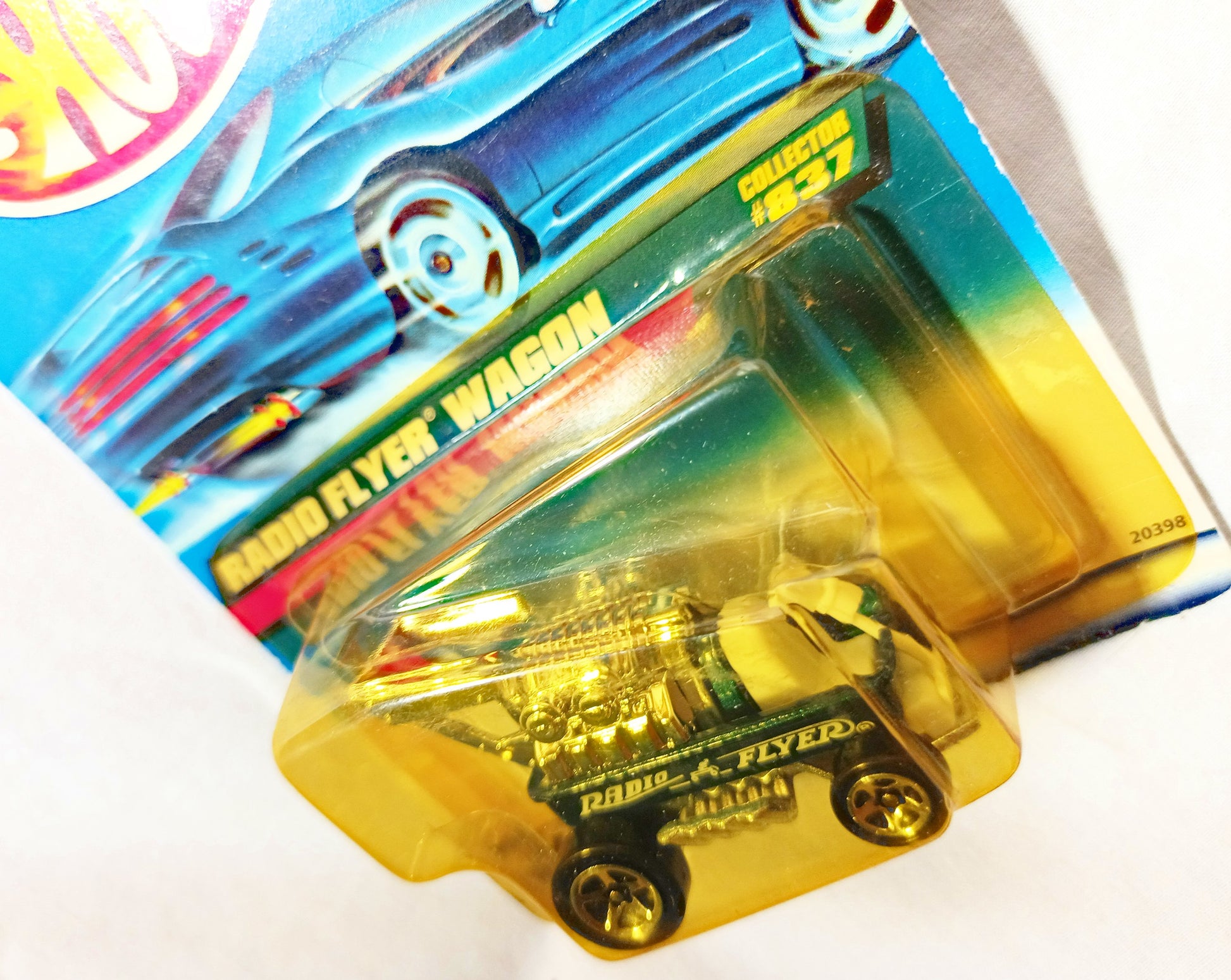 Hot Wheels Collector #837 Radio Flyer Wagon Blue 1998 - TulipStuff
