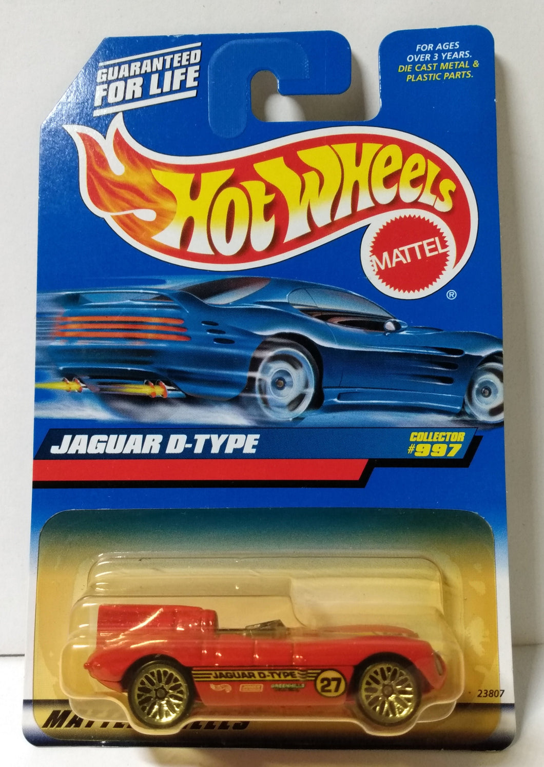 Hot Wheels Collector #997 Jaguar D-Type Racing Car 1999 - TulipStuff