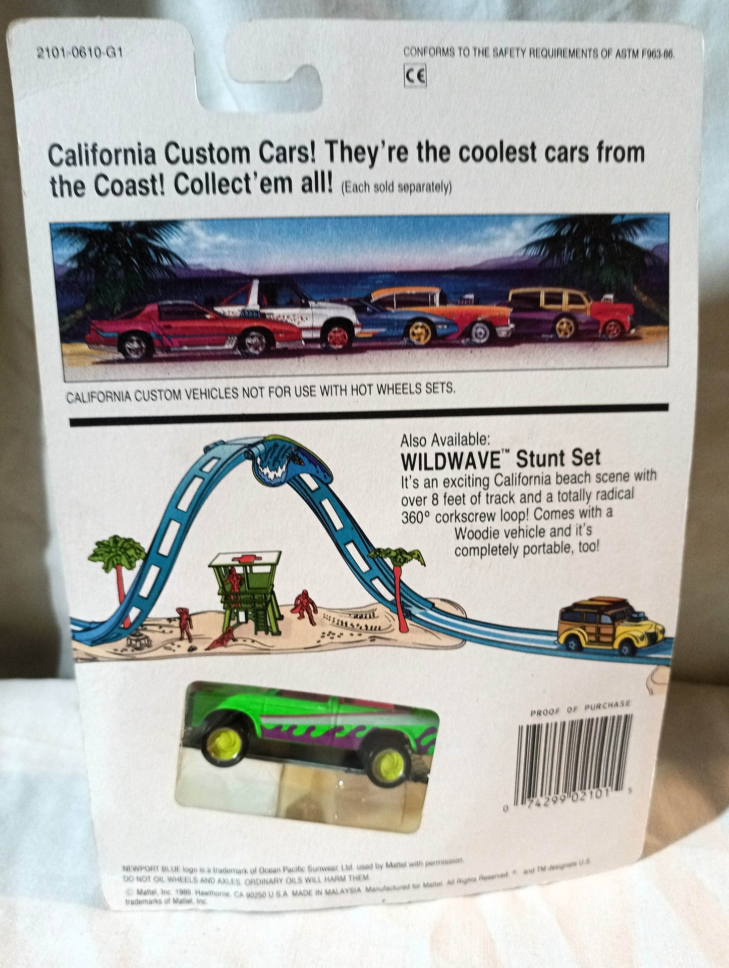 Hot Wheels California Custom Beach Patrol Pickup Truck 1990 - TulipStuff