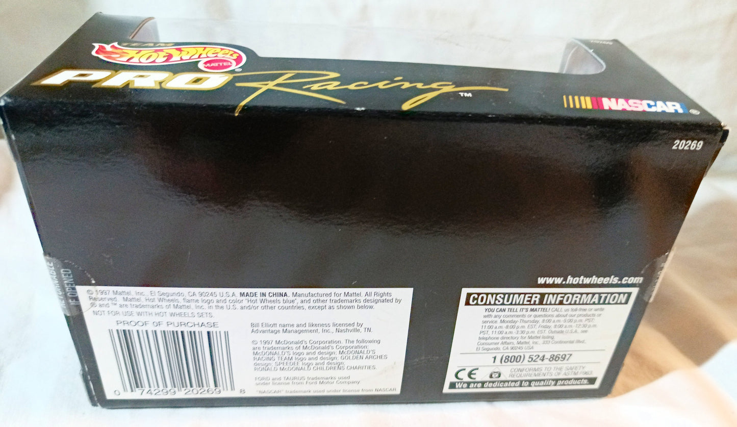 Hot Wheels Pro Racing 1998 Bill Elliott #94 McDonalds Ford Taurus 1:43 - TulipStuff