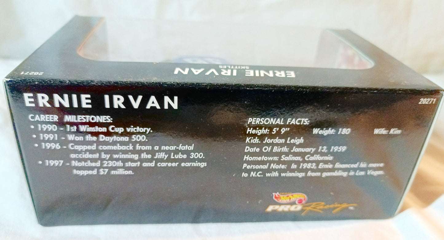 Hot Wheels Pro Racing 1998 Ernie Irvan 36 Skittles Pontiac NASCAR 1:43 - TulipStuff