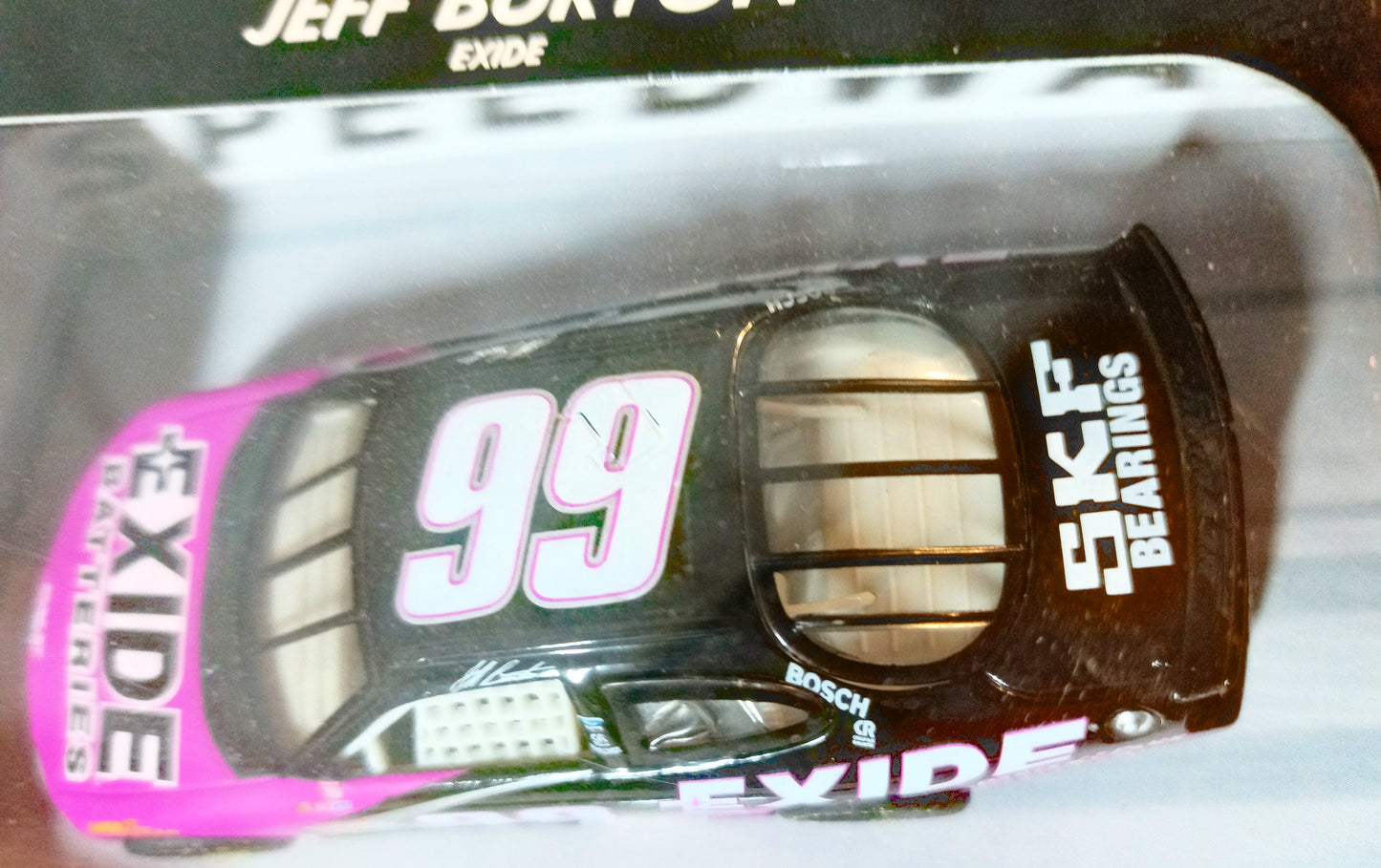 Hot Wheels Pro Racing 1998 Jeff Burton #99 Exide Ford Taurus 1:43 - TulipStuff