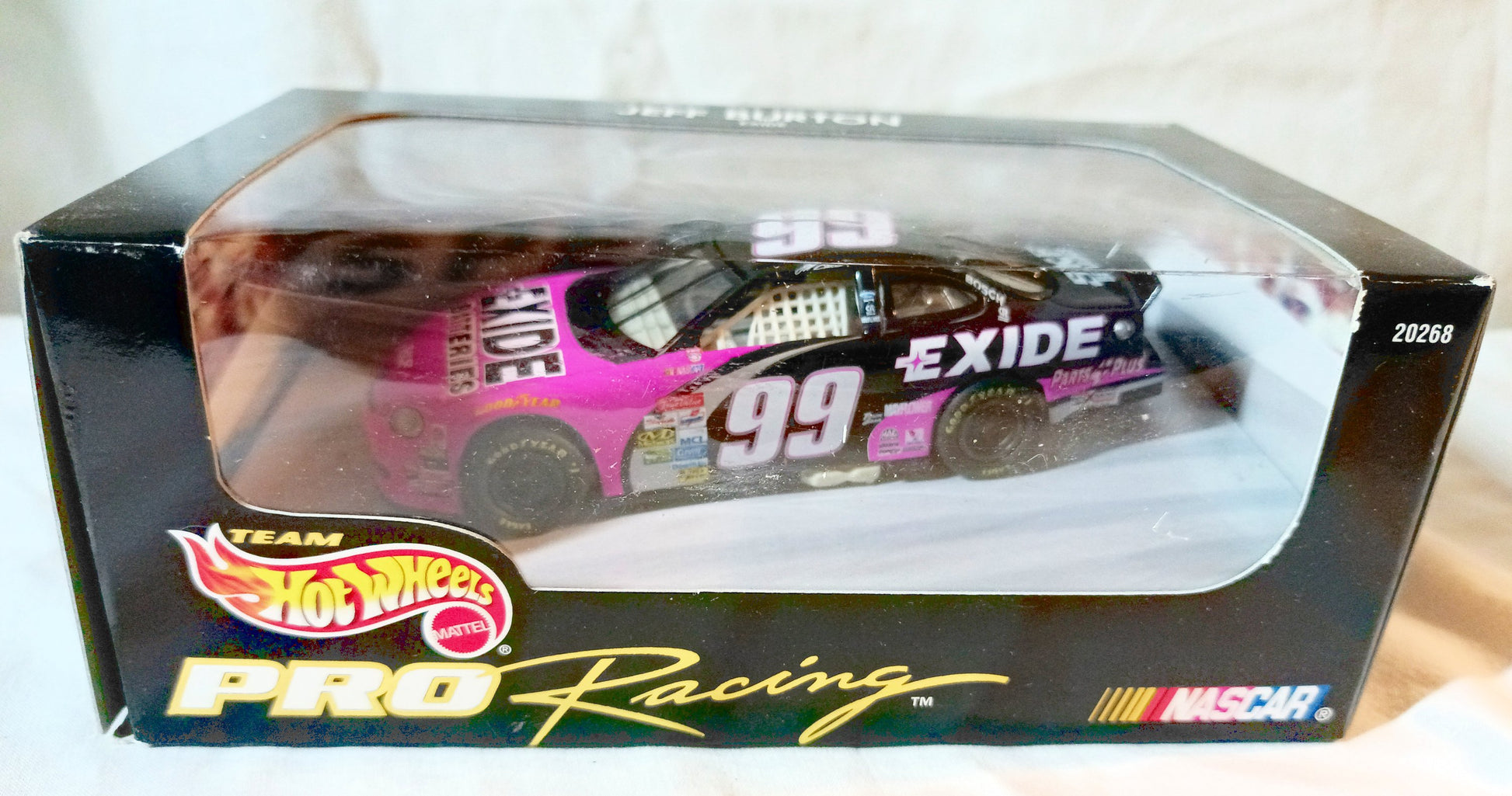 Hot Wheels Pro Racing 1998 Jeff Burton #99 Exide Ford Taurus 1:43 - TulipStuff