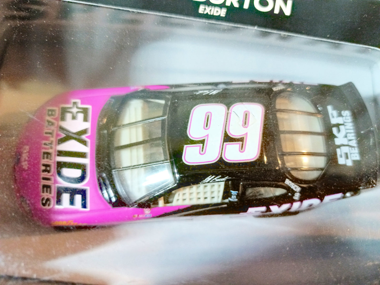 Hot Wheels Pro Racing 1998 Jeff Burton #99 Exide Ford Taurus 1:43 - TulipStuff