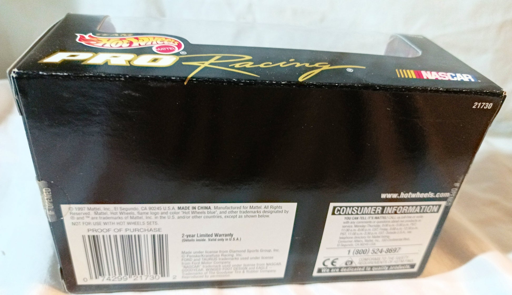 Hot Wheels Pro Racing 1998 Jeremy Mayfield #12 Mobil1 Ford Taurus 1:43 - TulipStuff