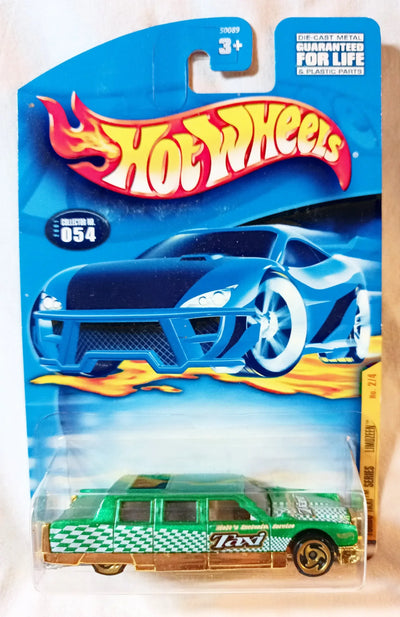 Hot Wheels Turbo Taxi Series Limozeen 2001  Collector #054 - TulipStuff