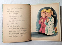 Load image into Gallery viewer, I Think About Jesus Kate Smallwood Hardcover Rand McNally 1958 - TulipStuff
