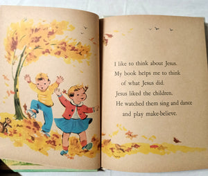 I Think About Jesus Kate Smallwood Hardcover Rand McNally 1958 - TulipStuff