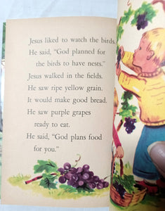 I Think About Jesus Kate Smallwood Hardcover Rand McNally 1958 - TulipStuff