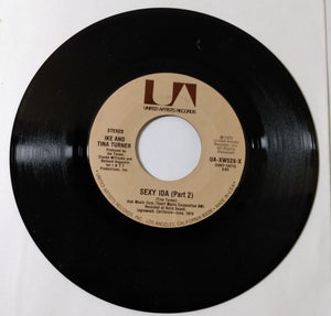 Ike And Tina Turner Sexy Ida Funk 7" Vinyl United Artists 1974 - TulipStuff