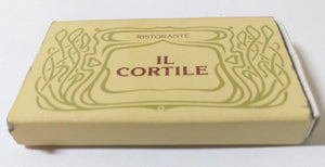 Il Cortile Ristorante Mulberry St Little Italy New York City Matchbox 1990's - TulipStuff