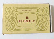 Load image into Gallery viewer, Il Cortile Ristorante Mulberry St Little Italy New York City Matchbox 1990&#39;s - TulipStuff
